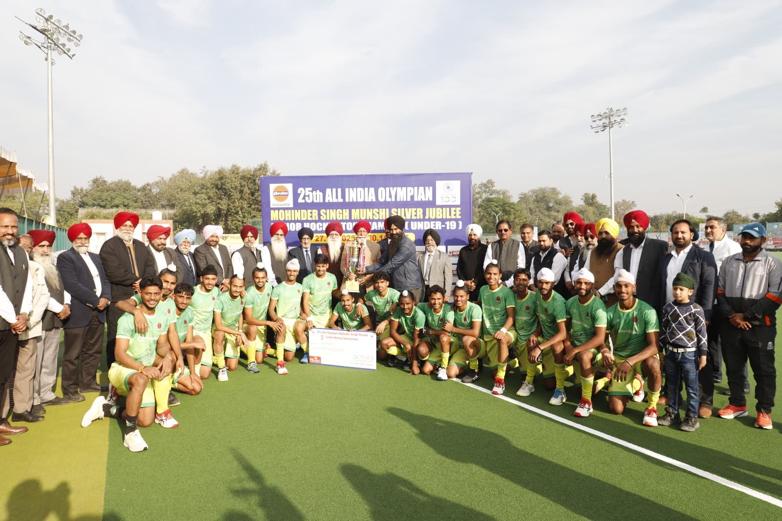 Olympian Mohinder Singh Munshi की याद में 25th टूर्नामेंट संपन्न