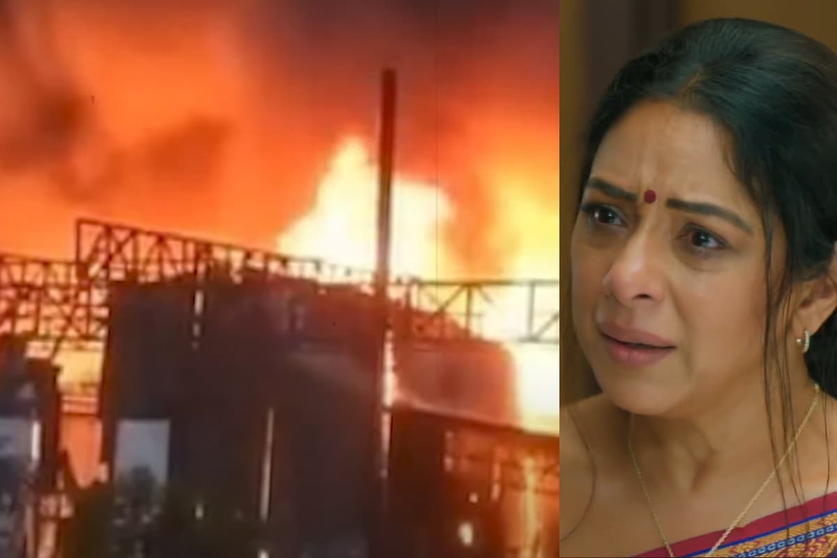 Anupama के सेट पर लगी भीषण आग, बड़ा हिस्सा खाक