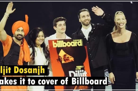 Diljit Dosanjh यूके बिलबोर्ड पर प्रदर्शित होने वाले पहले भारतीय कलाकार