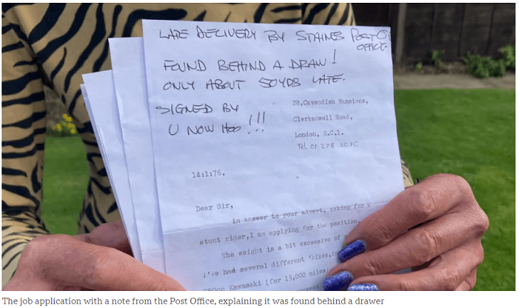 Job Application का जवाब 48 साल बाद मिला, जानें पूरी कहानी