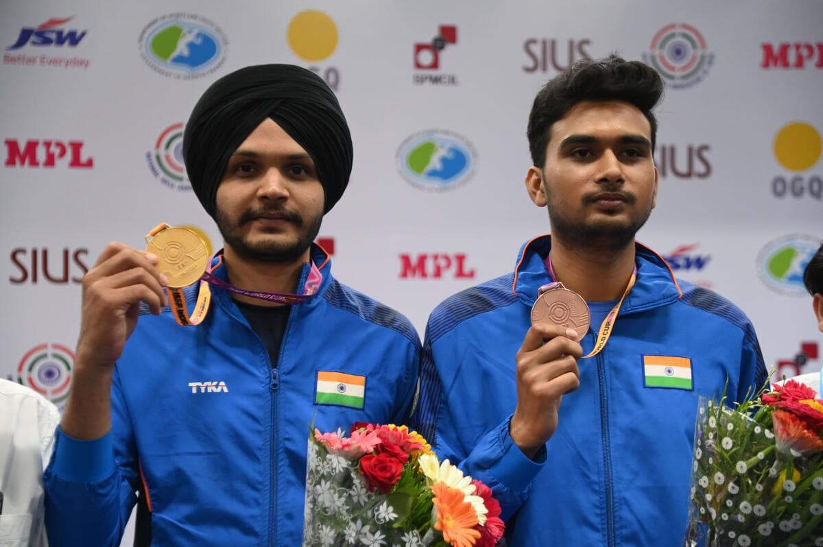 ISSF World Cup : सरबजोत ने म्यूनिख में GOLD MEDAL जीता