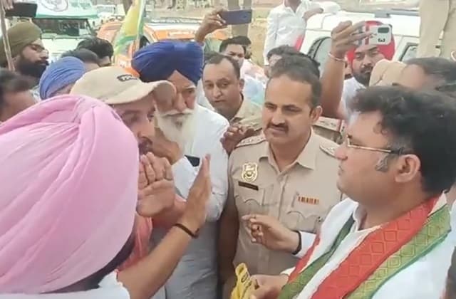 BJP CANDIDATE OPPOSED : हरियाणा में BJP उम्मीदवार को घेरा