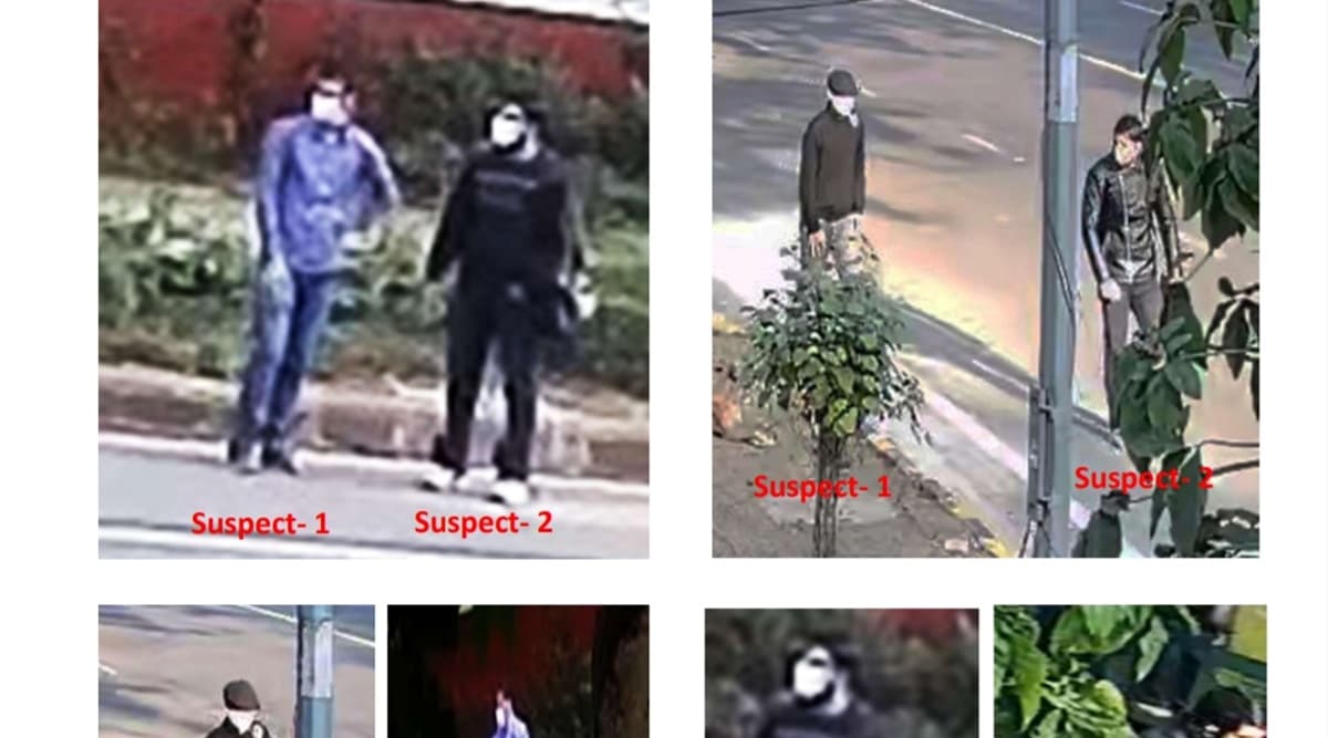 Israel Embassy blast: CCTV में विस्फोट से कुछ देर पहले दो युवक सड़क पर दिखे, दिल्ली की सुरक्षा बढ़ाई