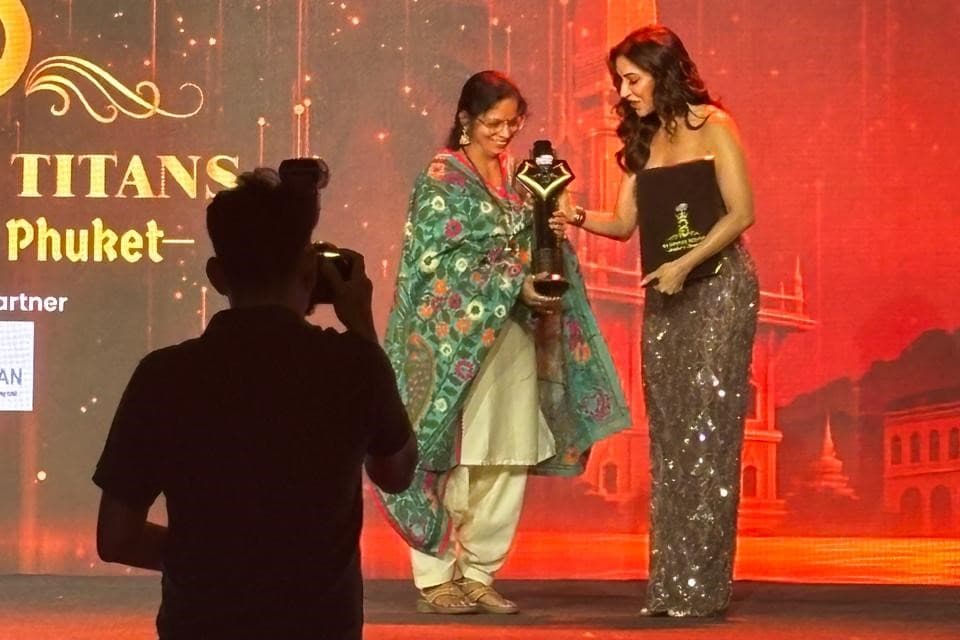 Shruti Nagvanshi 'बिजनेस टाइटन्स' पुरस्कार से सम्मानित